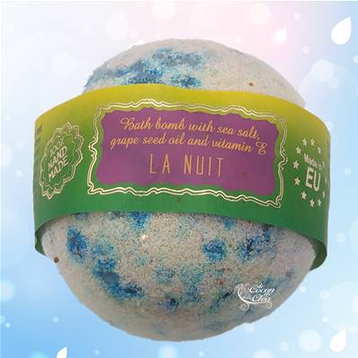 Bombe de Bain Fait Main - La Nuit 145g