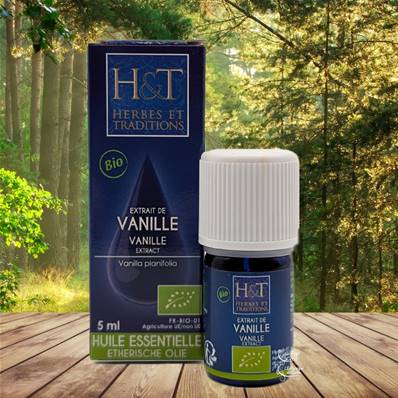 Herbes et Traditions - Huile Essentielle - Vanille Bio 5ml