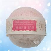 Bombe de Bain Fait Main - Rose du Japon 145g